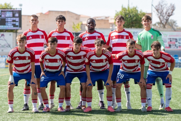 Once inicial del Granada CF Juvenil ante el Sevilla FC (YOUSSEF B.) Once inicial del Granada CF Juvenil ante el Sevilla FC (YOUSSEF B.)