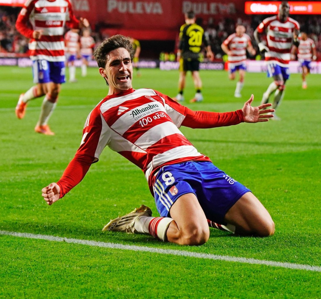 Alemañ volvió a ser decisivo con su gol (GRANADA CF)