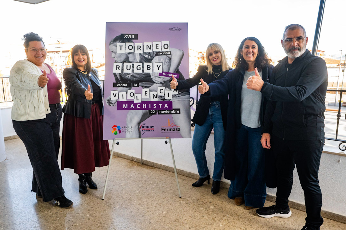 Presentación del torneo de rugby contra la violencia machista (AYTO. ARMILLA)