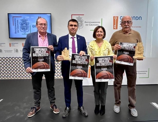 La presentación de la decimosexta edición del Campeonato de Andalucía de Baloncesto Fanddi 2025 celebrado en Granada. (AYUNTAMIENTO DE GRANADA) La presentación de la decimosexta edición del Campeonato de Andalucía de Baloncesto Fanddi 2025 celebrado en Granada. (AYUNTAMIENTO DE GRANADA)
