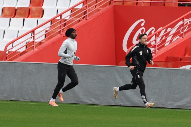 Diallo ha trabajado al margen del grupo (J. AZCOYTIA)