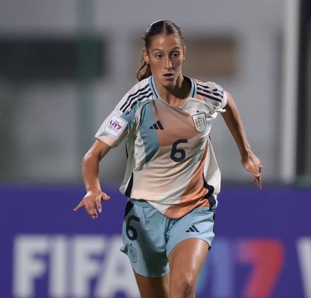 La rojiblanca, fija con la sub17 La rojiblanca, fija con la sub17