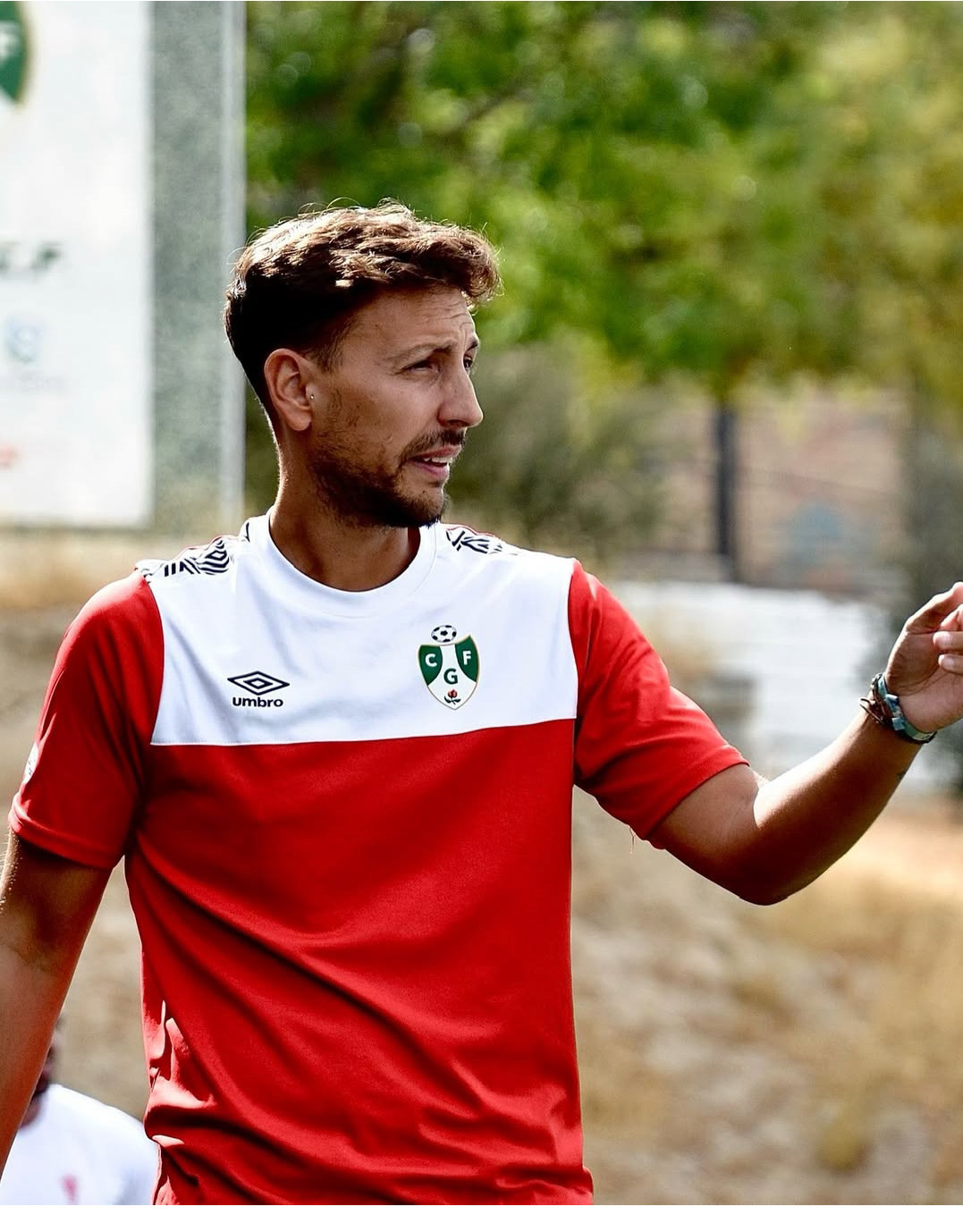 El entrenador del FC Gabias, Javier Urbano (FC GABIA)