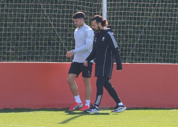 Casadesús se retiró el martes del entrenamiento (J. AZCOYTIA)