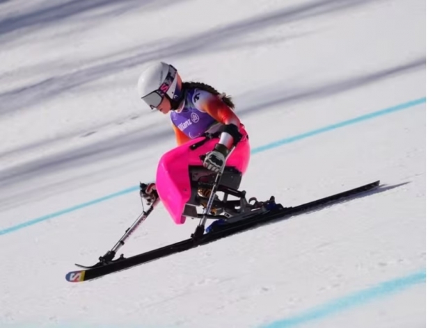 Audrey Pascual durante los Juegos Paralímpicos de Invierno de Milán y Cortina d`Ampezzo 2026 (MIKAEL HELSING/CPE) Audrey Pascual durante los Juegos Paralímpicos de Invierno de Milán y Cortina d`Ampezzo 2026 (MIKAEL HELSING/CPE)