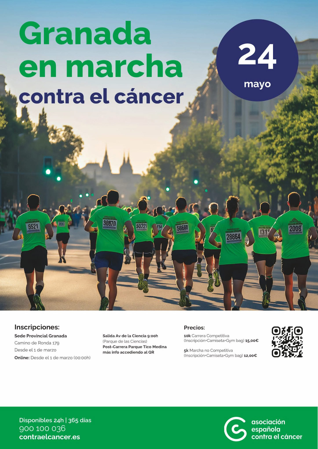 Carrera marcha contra el cáncer 