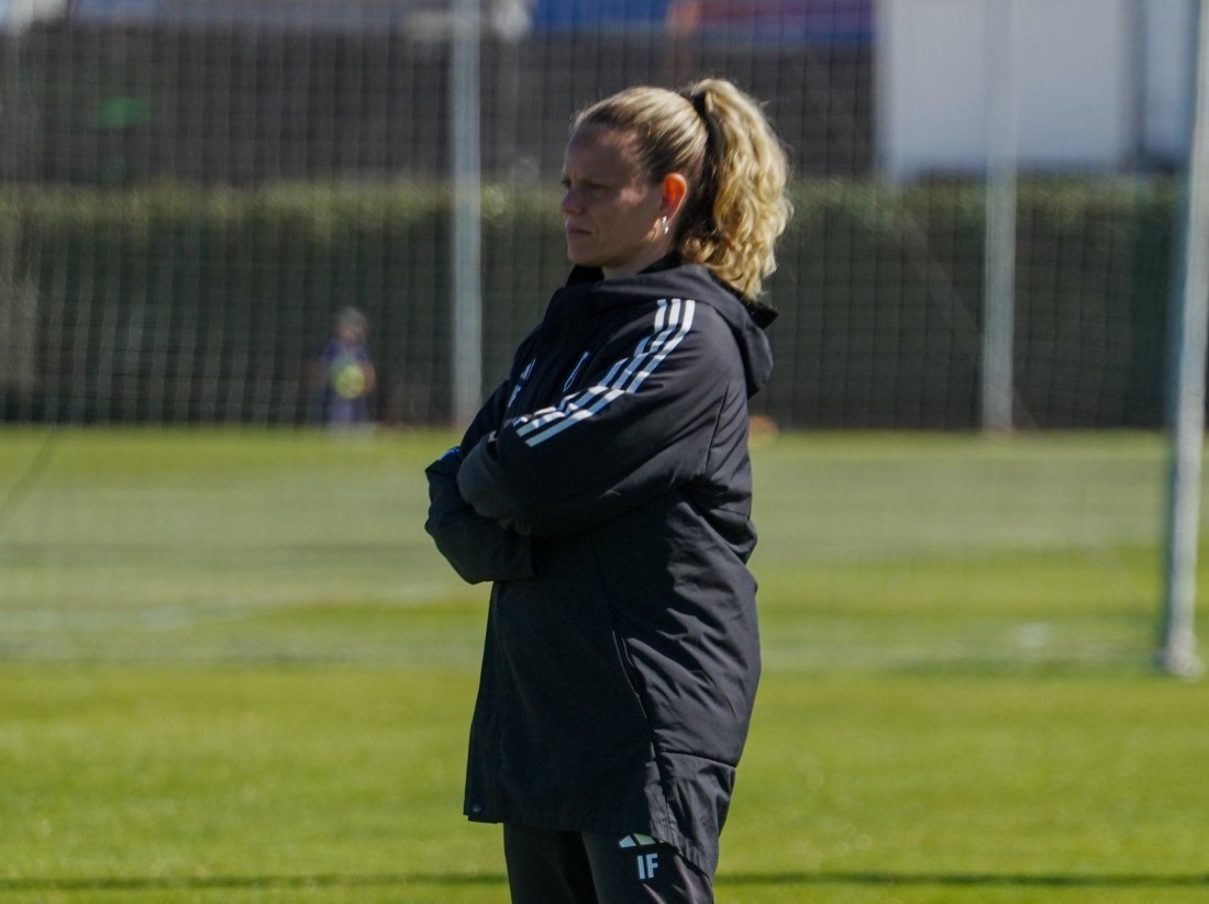 Ferreras, muy satisfecha por el partido de las suyas (GRANADA CF)