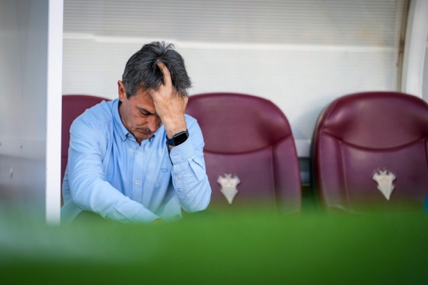 Pacheta ha terminado decepcionado con el partido de su equipo (LOF) Pacheta ha terminado decepcionado con el partido de su equipo (LOF)