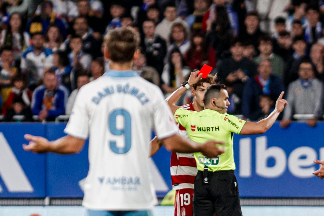 Pascual volvió a ver la roja directa (LOF)