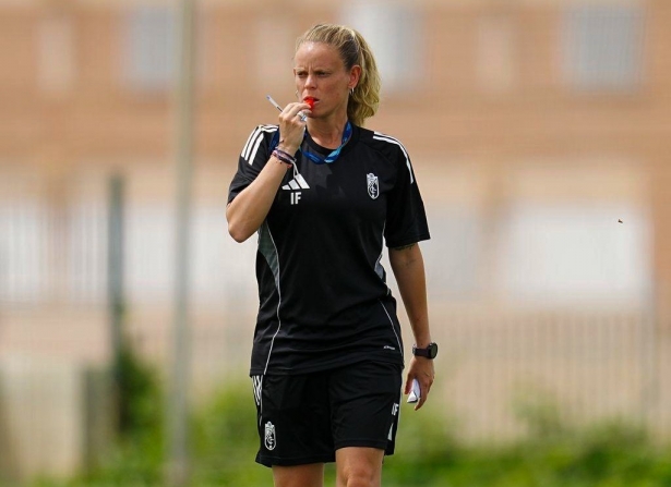 Irene Ferreras, satisfecha con sus jugadores (GRANADA CF) Irene Ferreras, satisfecha con sus jugadores (GRANADA CF)