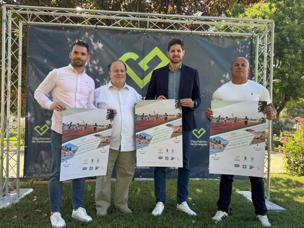 Presentación del XXIV Circuito Provincial de Atletismo en Pista `Núñez Blanca-Fundación Caja Rural Granada` este próximo 23 de mayo en Atarfe, y el 31 en Motril (DIPUTACIÓN DE GRANADA)