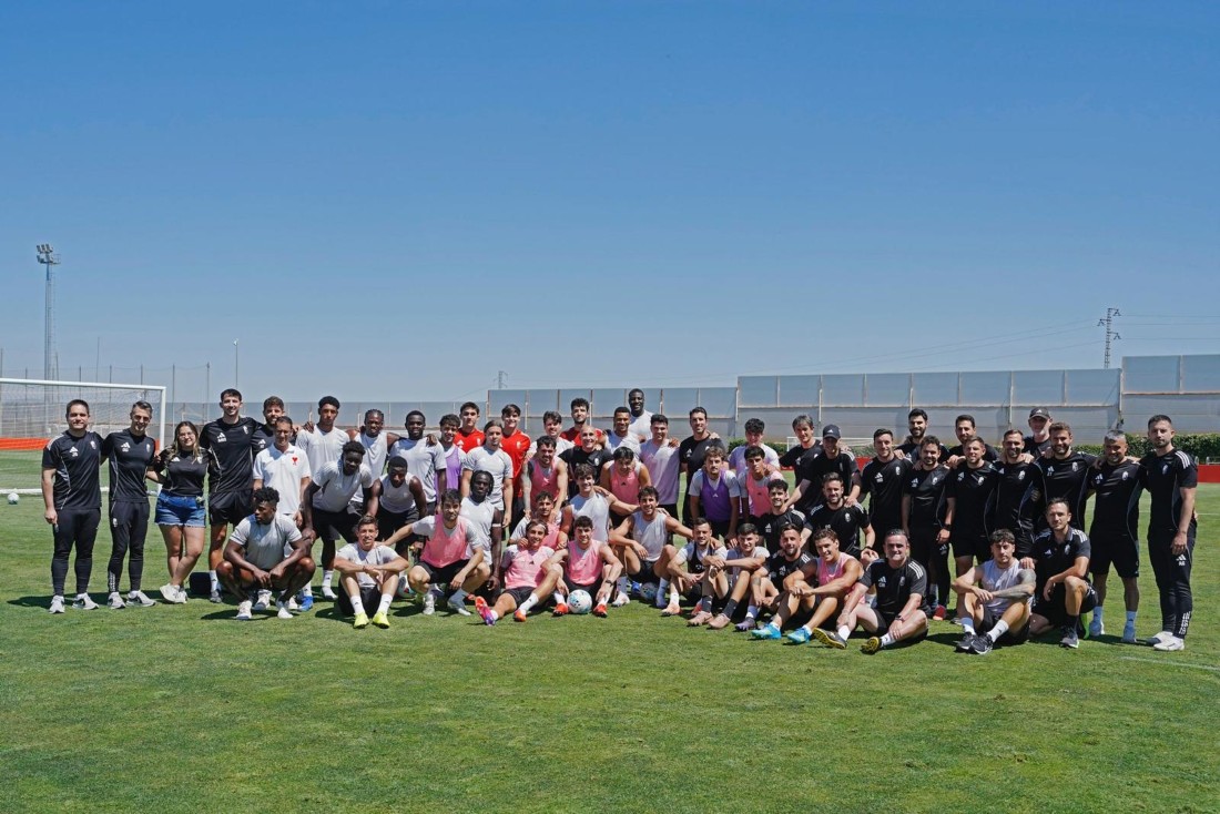 Varios canteranos han participado en los entrenamientos de esta semana (GRANADA CF)