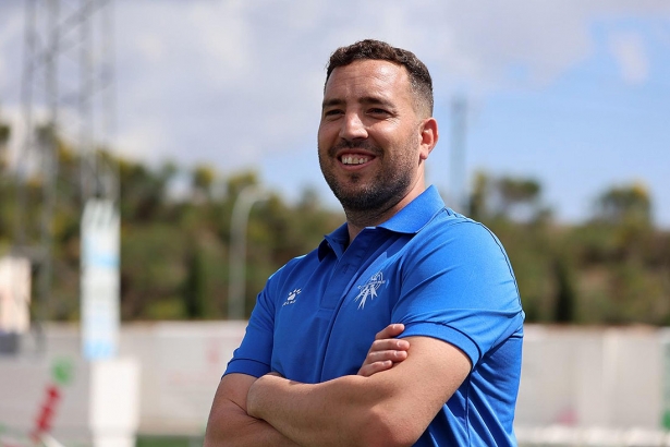 Alberto Díaz, presidente del CF Villanueva Mesía (JOSÉ ANDRÉS FERNÁNDEZ)