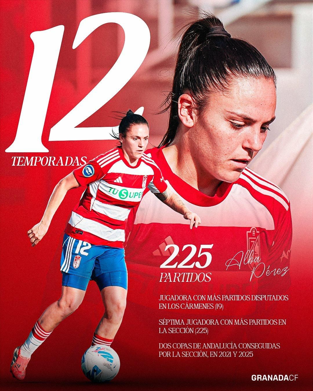 Alba Pérez ha hecho historia con el Granada (GRANADA CF)