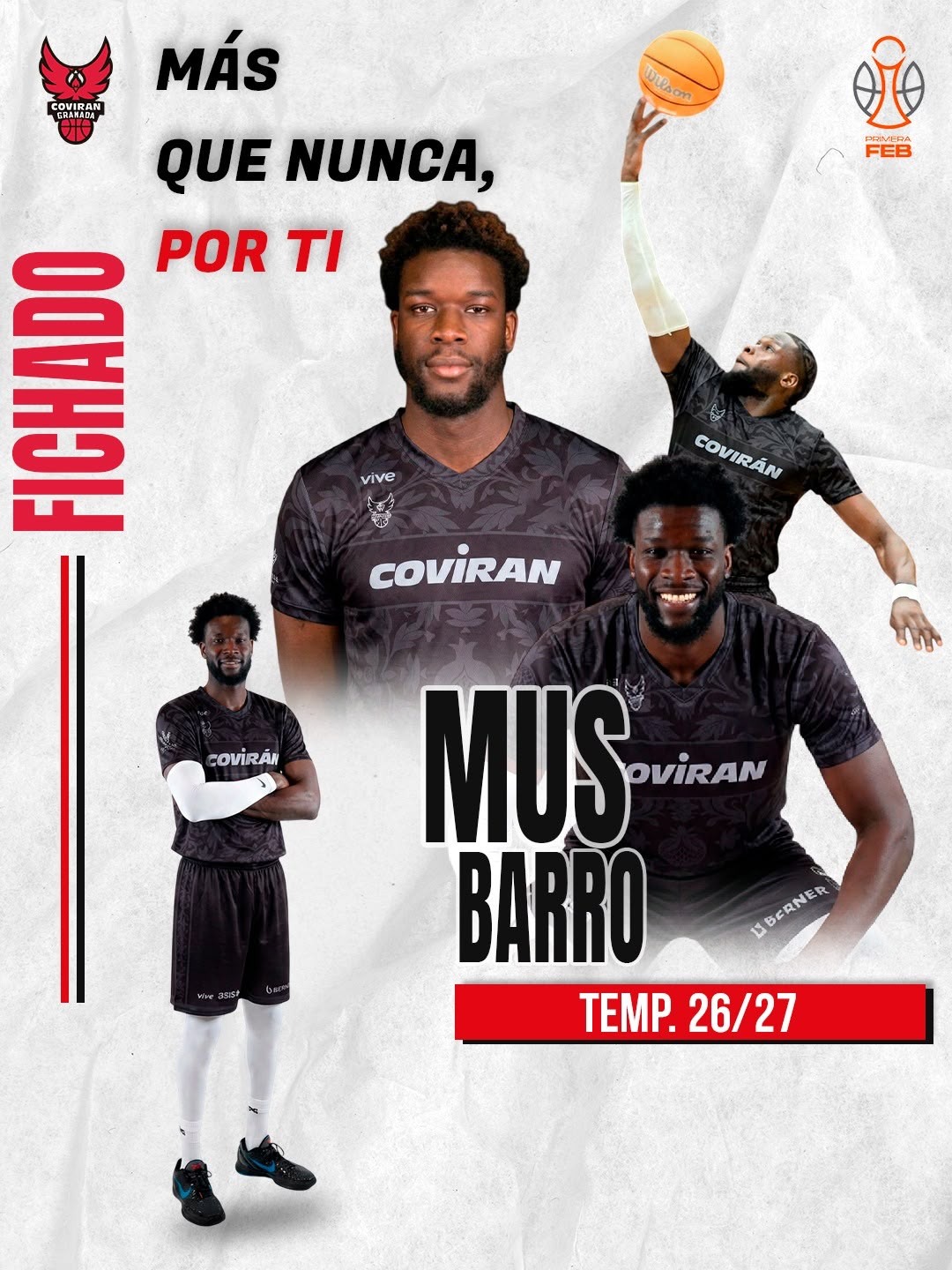 Mus Barro se une al Coviran Granada (COVIRAN GRANADA)