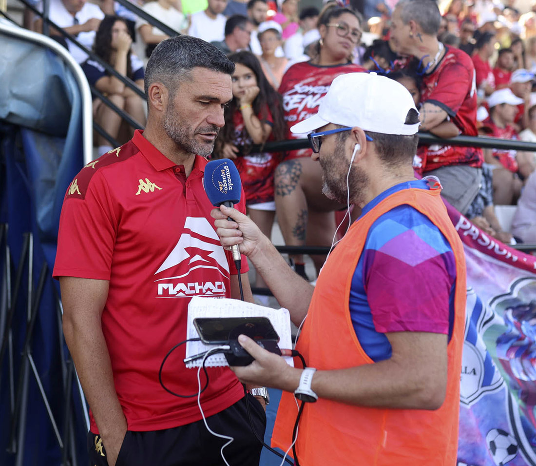 Jorge Molina, entrenador del Arenas de Armilla, en declaraciones a MarcadorEnJuego (GP MEDIA)