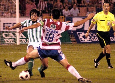 Lucena fue uno de los protagonistas en aquel partido Lucena fue uno de los protagonistas en aquel partido