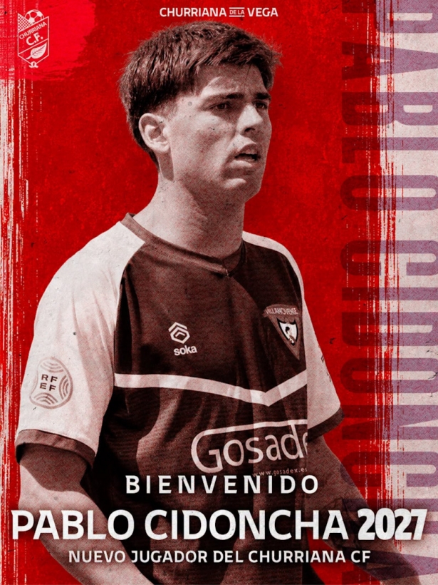 Pablo Cidoncha nuevo refuerzos del Churriana CF (CHURRIANA CF/CHURRIANA CF, Tercera RFEF 