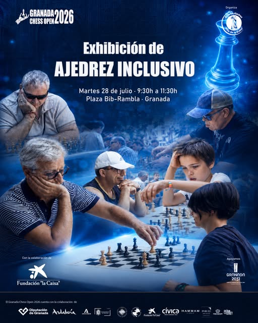 Exhibición de ajedrez inclusivo