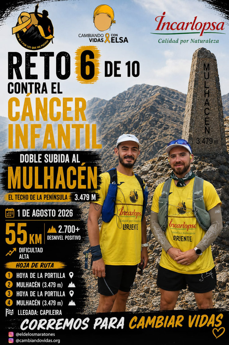 Reto vontra el cáncer infantil 