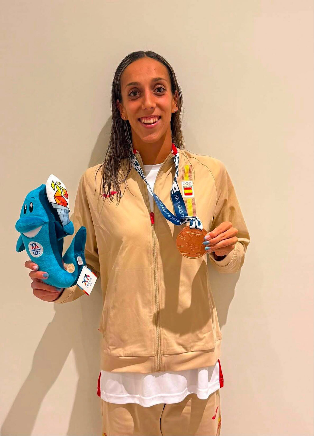 La nadadora motrileña, Tamara Frías 