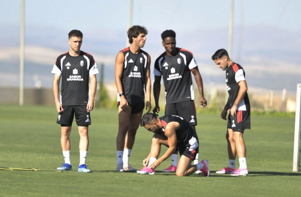 El equipo se ha ejercitado antes de medirse al Córdoba (GP MEDIA)