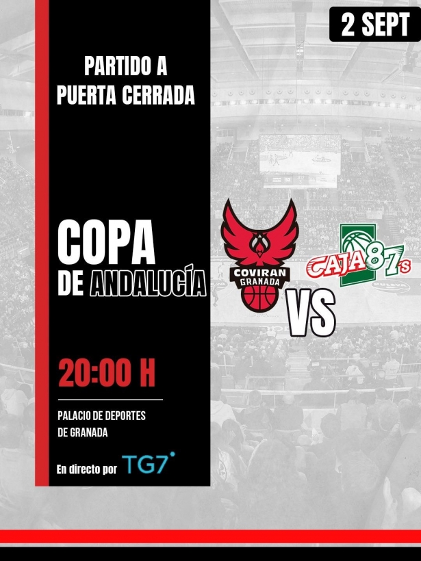 El público no podra acudir al encuentros por motivos de seguridad (COVIRAN GRANADA) El público no podra acudir al encuentros por motivos de seguridad (COVIRAN GRANADA)