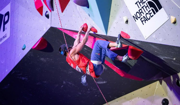 Javier Aguilar, Paraescalada Laval 2026 (SLOBODAN MISKOVIC / WORLD CLIMBING)