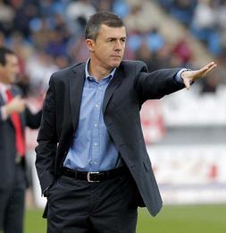 Lucas Alcaraz, entrenador de la UD Almería