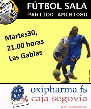 Cartel promocional del partido de este martes
