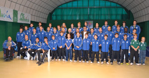 La plantilla al completo del CajaGRANADA