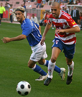 Óscar Martínez junto a Belfortti (PACO AYALA) Óscar Martínez junto a Belfortti (PACO AYALA)