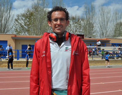 El juez Álvaro Villén en la prueba de Guadix