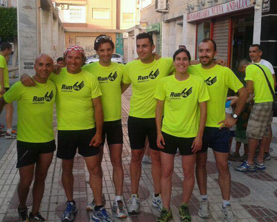 Paquillo, con varios de los participantes en el entrenamiento