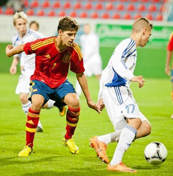 Marín es un fijo en las convocatorias de la Selección 