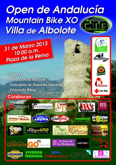 Cartel de la prueba alboloteña que se celebrará el domingo