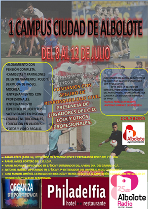 Albolote contará con su primer campus de fútbol 