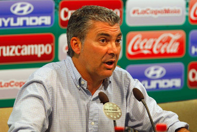 Aguado en una rueda de prensa (MINUTO90.COM)