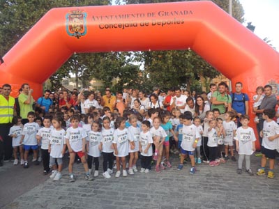 Salida de la prueba prebenjamín 