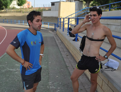 Jacinto Garzón junto a Amezcua 