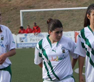 Lorena Barranco con el combinado andaluz 