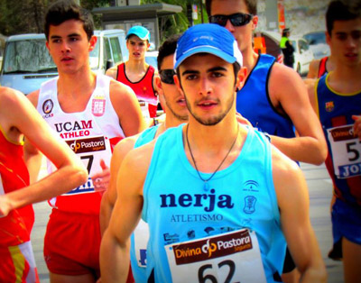 Pablo Oliva en competición 