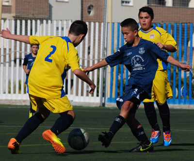 El equipo infantil consiguió una contundente goleada 