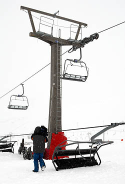 Telesilla accidentado en Sierra Nevada (GRJ)