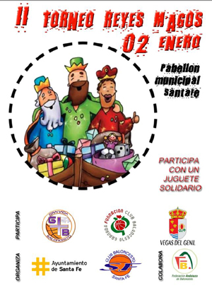 Cartel del torneo de baloncesto