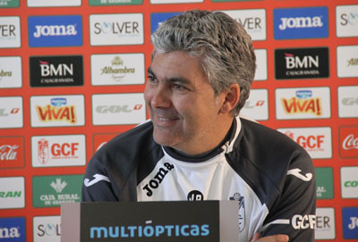Joseba Aguado, hoy en rueda de prensa (GRJ)