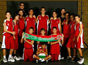 Equipo infantil del CB Granada al completo (GRJ) Equipo infantil del CB Granada al completo (GRJ)