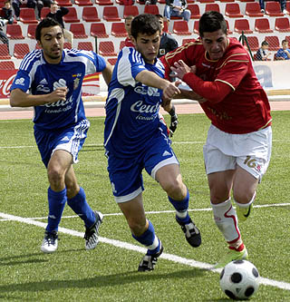 La derrota ante la AD Ceuta aleja la permanencia (AYALA) La derrota ante la AD Ceuta aleja la permanencia (AYALA)