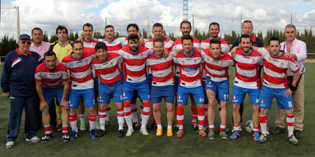 Equipo de la peña Rober que ha realizado una gran temporada (GRJ)