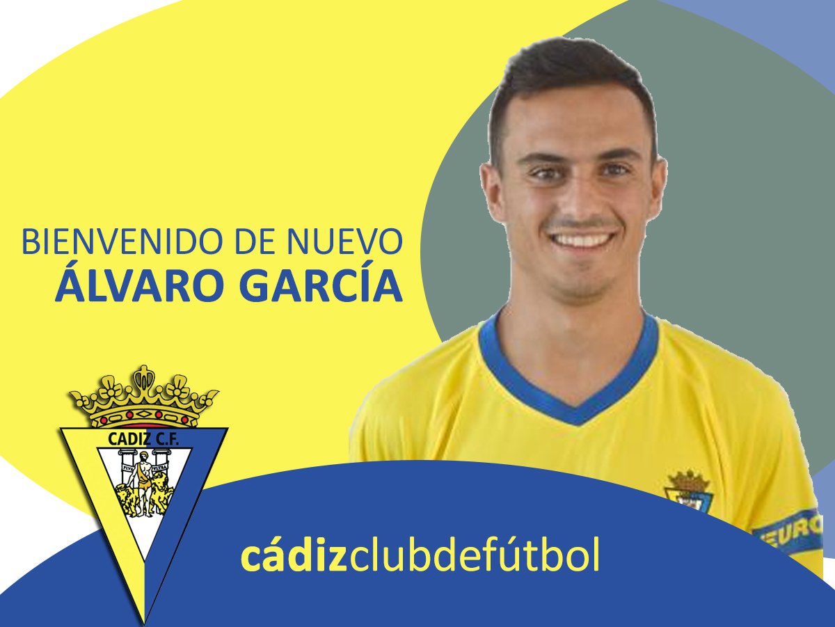 Álvaro García, presentado como nuevo jugador del Cádiz (CADIZ CF)